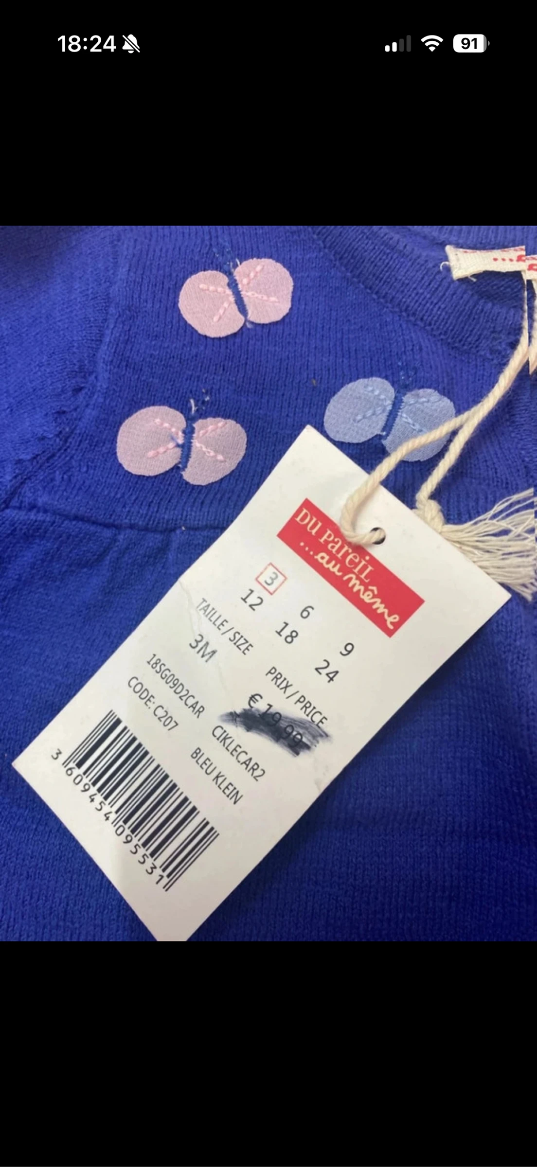 Baby Girl Vest - new - dpam - size 3 months – photo 3